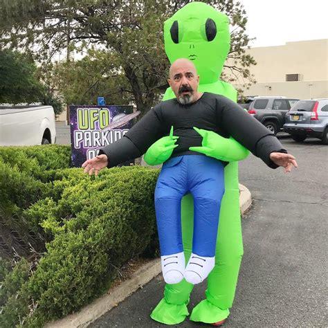 Amazon.com: Poptrend Adults Inflatable Halloween Costumes Blow Up Alien ...