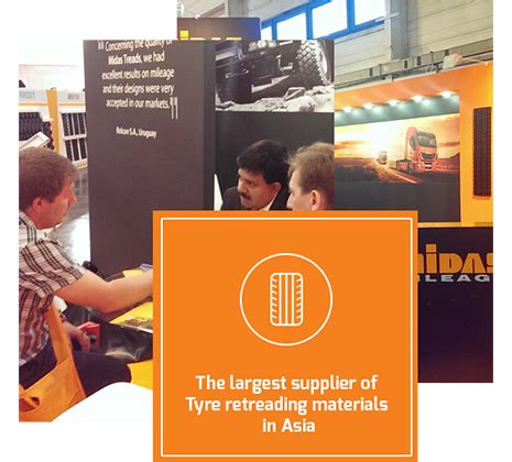 Midas | The largest suppliers of Tyre retreading materials in Asia.