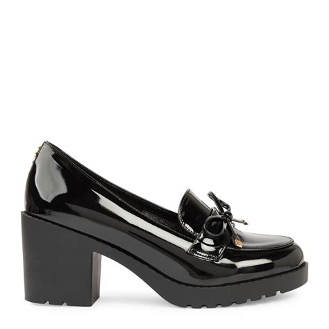 Black Heeled Loafers (3134681) | Truworths
