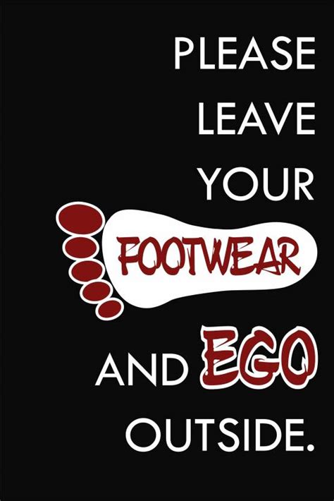 Poster - Please Leave Your Footwear And Ego Outside Paper Print - Print ...