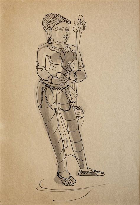 Untitled Temple Sketch by Somnath Hore | Prinseps