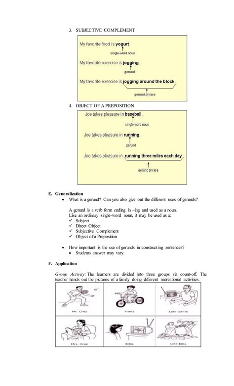 Semi-Detailed Lesson Plan - Gerunds (Junior High School - English 9) | DOCX