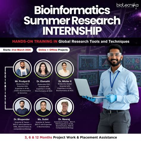 Bioinformatics Internship - Global Research Tools & Techniques OFFLINE ...
