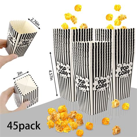 Snapklik.com : DECYOOL Mini Paper Popcorn Bags, Small Popcorn Bags ...