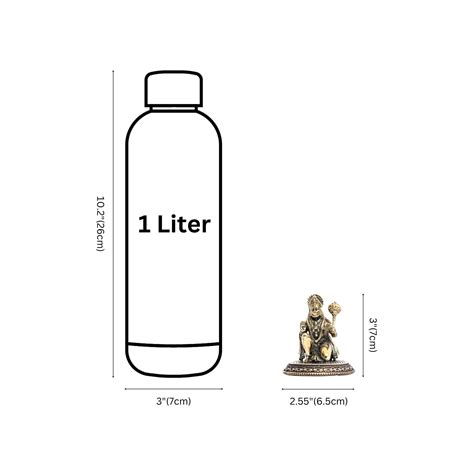 Pure Brass Hanuman idol – Spiritual Décor item (2.75 inch) – Natriel