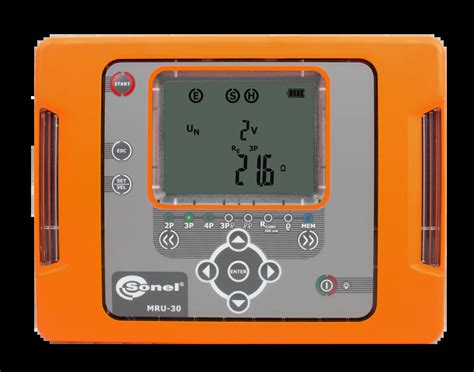 Earth Resistance and Resistivity Meter Sonel MRU-30 - Highest Quality ...