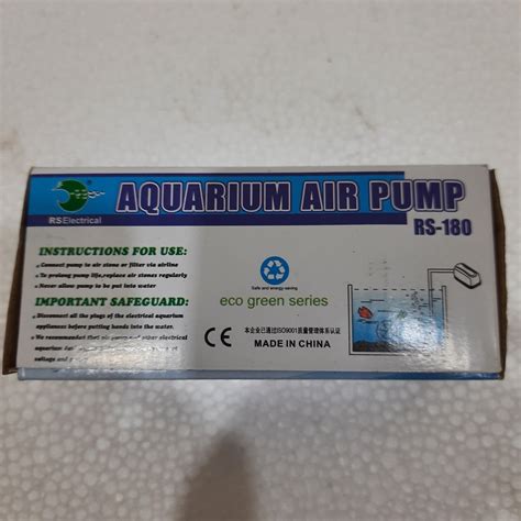 RS 180 Single outlet Air-pump – RAJ FISH AQUARIUM