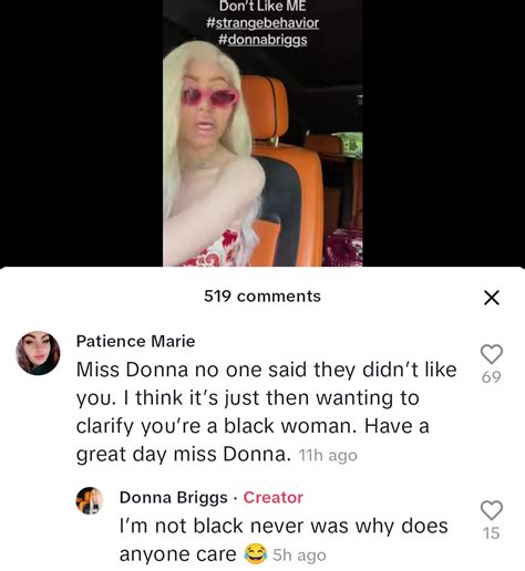 Tiktoker, Donna Briggs goes viral for racial transformation that ...