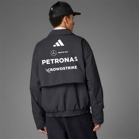 adidas Mercedes - AMG Petronas Formula One Team Jacket - Black | Free ...