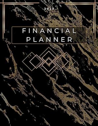 Digital Financial Planner Modern Aesthetic Gold and Black Minimalist ...