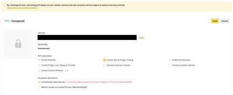 Binance API Key 的图像结果