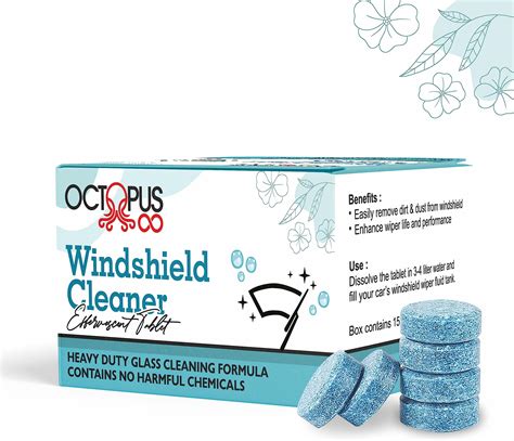 Auto Bros Windshield Cleaner Tablets 40Pcs | Car Wiper Detergent ...