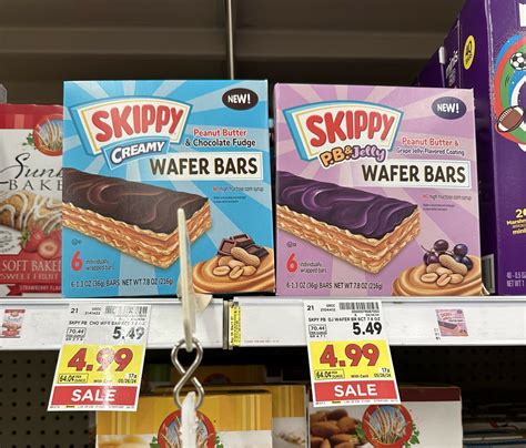 Skippy Wafer Bars as low as $2.99! - Kroger Krazy