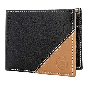 Buy ZORO Men's PU Leather Card Wallet (Black Beige) at Amazon.in