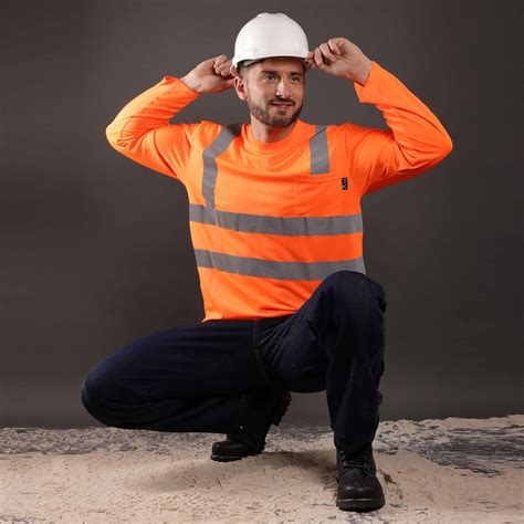 Buy Kolossus Work Shirts for Men - Long Sleeve High Visibility ...