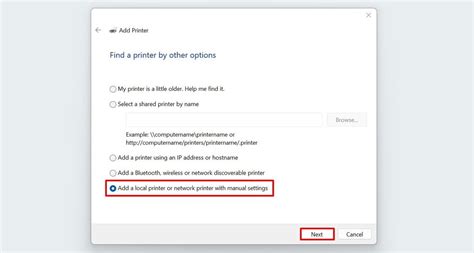 Add a Local Printer 的图像结果