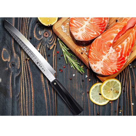 TUO Sashimi Sushi Yanagiba Knife - Japanese Kitchen Knife 8.25" with ...
