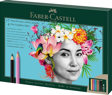 Amazon.com: Faber-Castell Polychromos Colored Pencils and Pitt Graphite ...