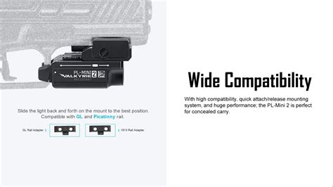 Olight PL-Mini 2 Valkyrie - Compact Pistol Light - Olight