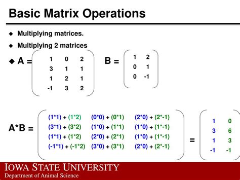 Image result for Matrix Steps Using Rules for Matrix Arithmetic Math Site Youtube.com