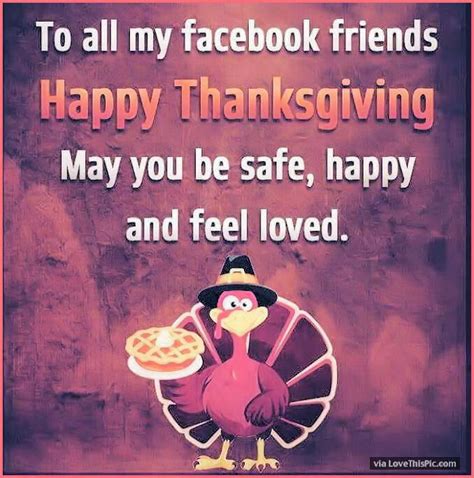 To All My Facebook Friends Happy Thanksgiving Pictures, Photos, and ...