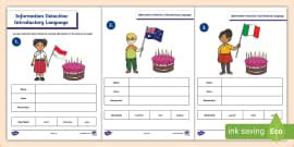 Indonesian Introductions Activity Sheet 3 (teacher made)