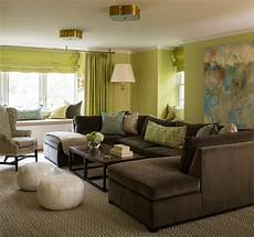 Brown And Green Living Room Ideas by Brown And Green Living Room With U Shaped Sectional Brown And Green Living Room Ideas