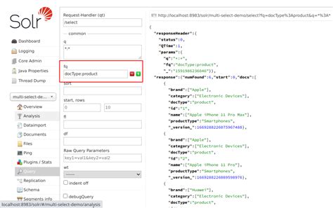 Solr Facet Multiple Query Example 的图像结果