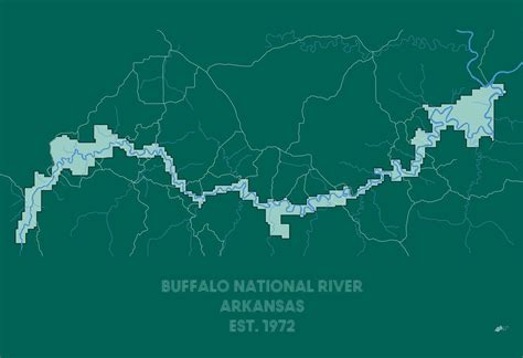 Buffalo River Map Pdf at Indiana Leonard blog