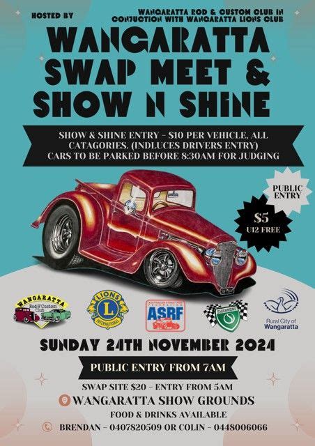 Wangaratta Swap meet for 2024, Wangaratta Show, 24 November 2024 ...