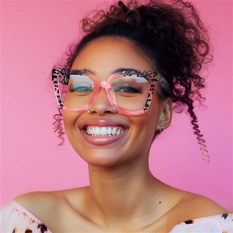 Malcolm Pink Leopard Print Glasses for Women Square Frame