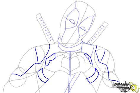 Image result for How to Draw Deadpool Step by Step Easy