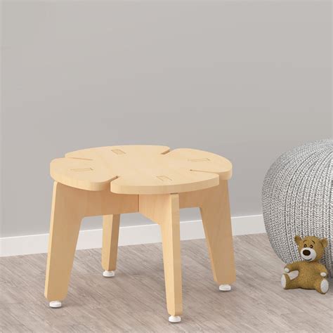 X&Y X&Y White Grape Stool - Natural - The Mom Store
