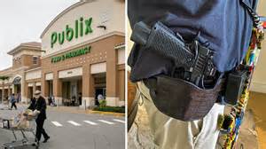Florida Publix open carry, take poll on gun policy in grocery stores