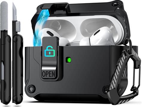 Amazon.com: KeyBudz AirPods Pro Case with Lock - Waterproof AirPods Pro ...
