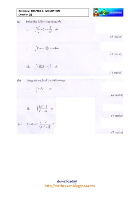 Integration Challenge 的图像结果