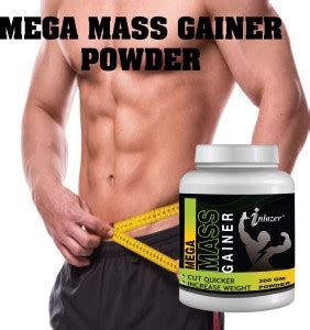 inlazer Mega Mass Weight Gain Powder/ Protein Powder, Healthy Weight ...