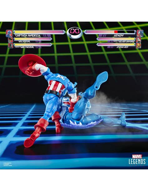 PiXELATOY - Captain America VS Venom. Marvel Legends Series Gamerverse ...