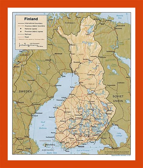 Finland Political Map