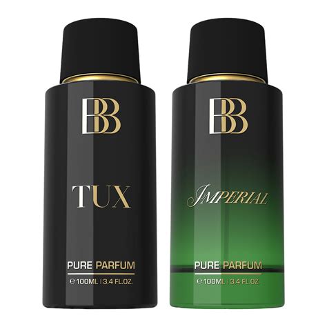 TUX & IMPERIAL Pure Parfum Combo for Men, 2x100ml by Bergamot Beaute ...