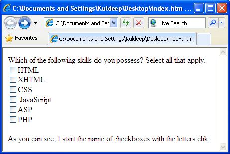 Image result for HTML Checkbox Value
