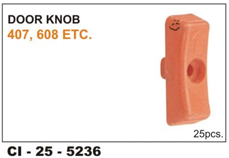 Car International Door Knob Tata 407-608 Black CI-5236 for | Parts Big Boss