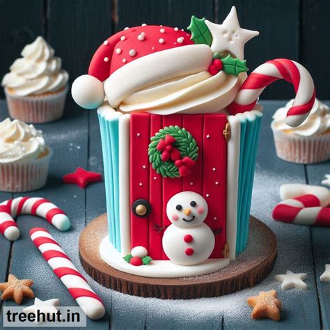Christmas Door Cupcake Decoration Ideas, Cupcake Ideas