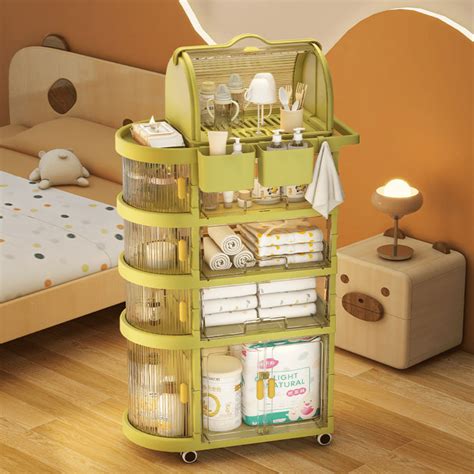 Buy Best 4 Tier Multi-functional Storage Cart With Wheels Online