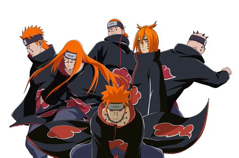 Six Paths of Pain render [Naruto OL] by Maxiuchiha22 on DeviantArt