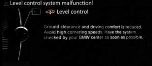 Image result for BMW X5 Level Control System Malfunction