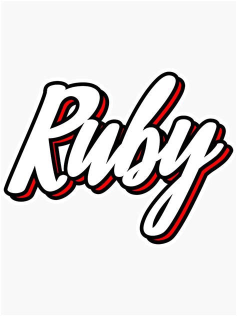 Image result for Ruby Name Design