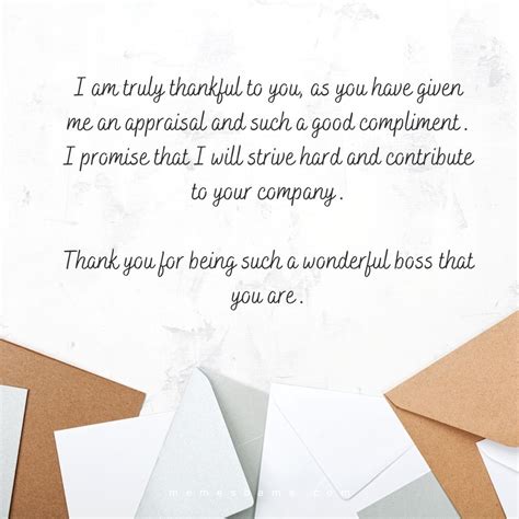 Thank You Notes To Boss Appreciation Letter And Messages To