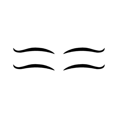 Comet Busters Matte Black Eyeliner Stickers (EYE129)