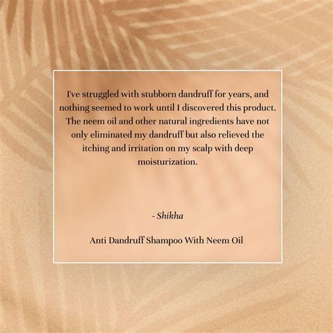 Neem Anti Dandruff Shampoo | aaranyaa skincare